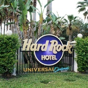Hard Rock Hotel's entrance area.